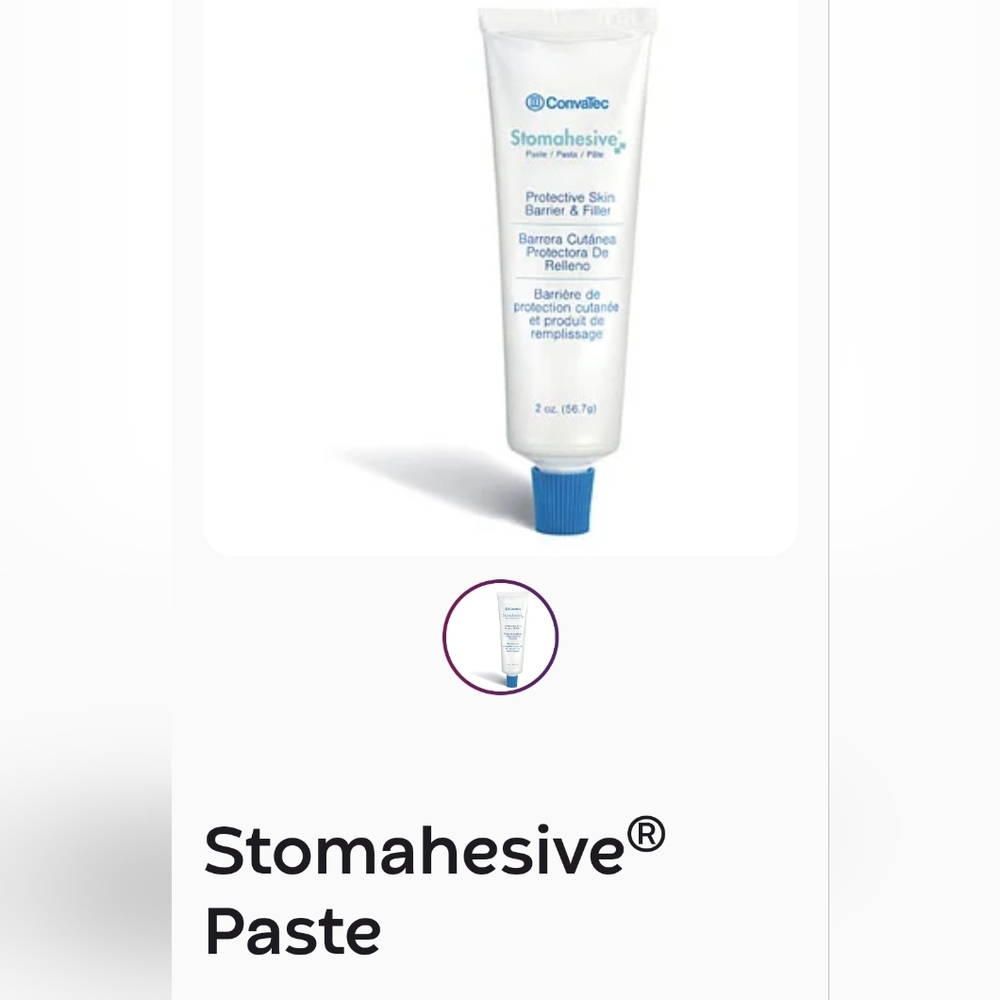 ConvaTec Stomahesive Paste Ostomy Urostomy Colostomy Skin Barrier